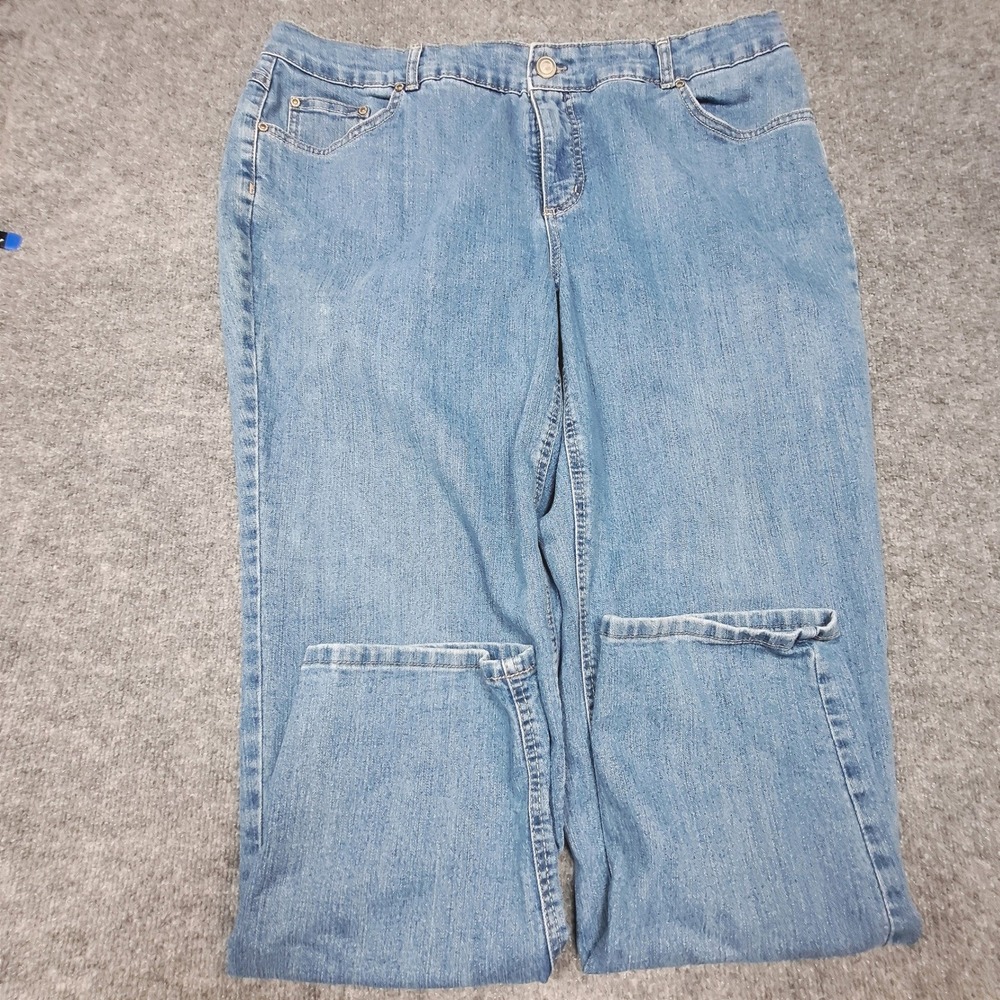 Just My Size JMS Women 20W Stretch Classic Denim Jeans Skyline Wash JM163 Blue